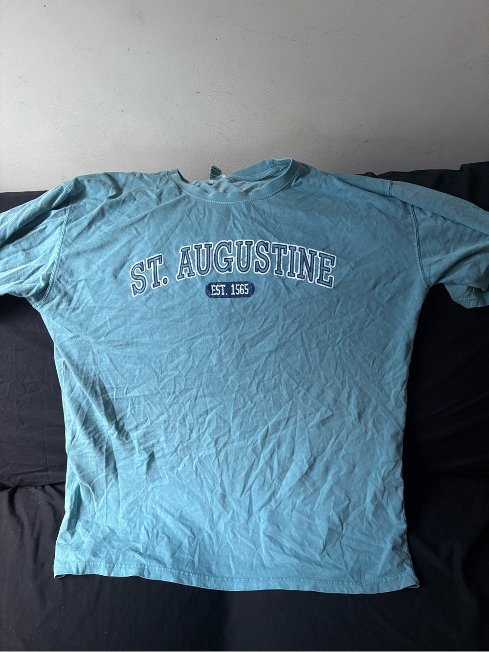 St. Augustine Graphic Tee - Light Blue Men's Short Sleeve Shirt